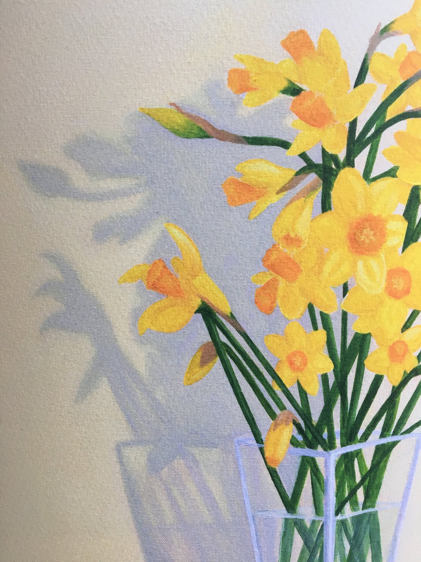 Welsh Daffodil Dragon Gicleé A4 Limited Edition Print Floral